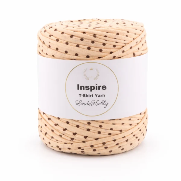 LindeHobby Inspire Print 29 Beige avec pois bruns