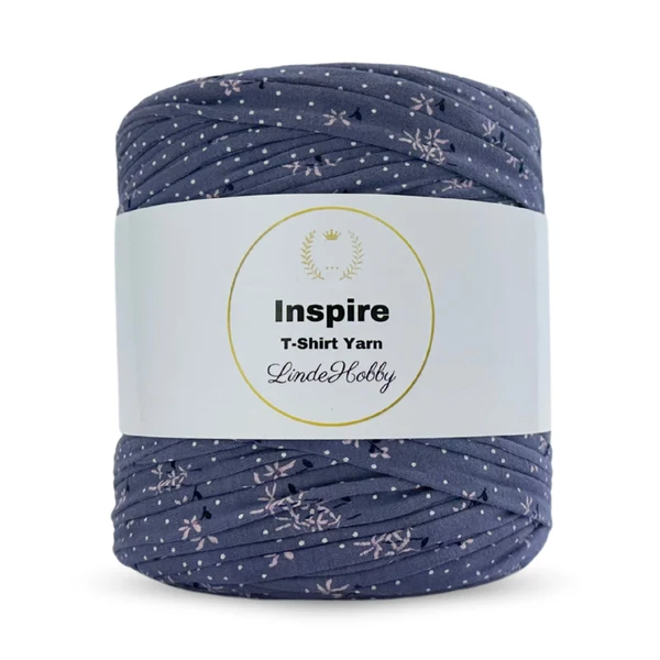LindeHobby Inspire Print 63 Violet à fleurs