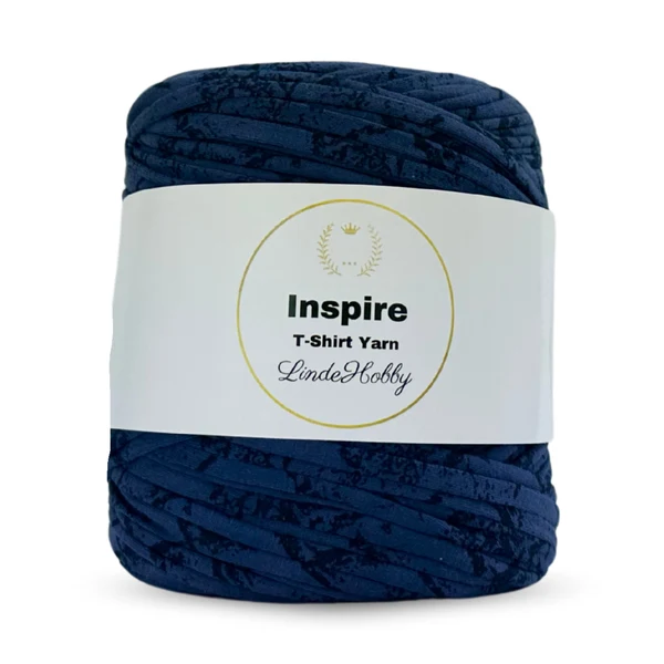 LindeHobby Inspire Print 76 Bleu foncé avec imprimé