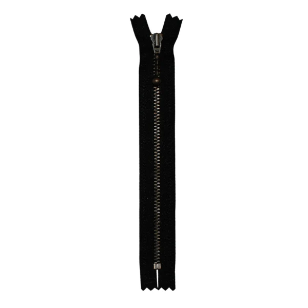 YKK Fermeture Éclair Laiton Antique 4 mm 17 cm 580 Noir