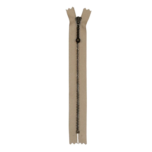YKK Fermeture Éclair Laiton Antique 4 mm 17 cm 572 Sable