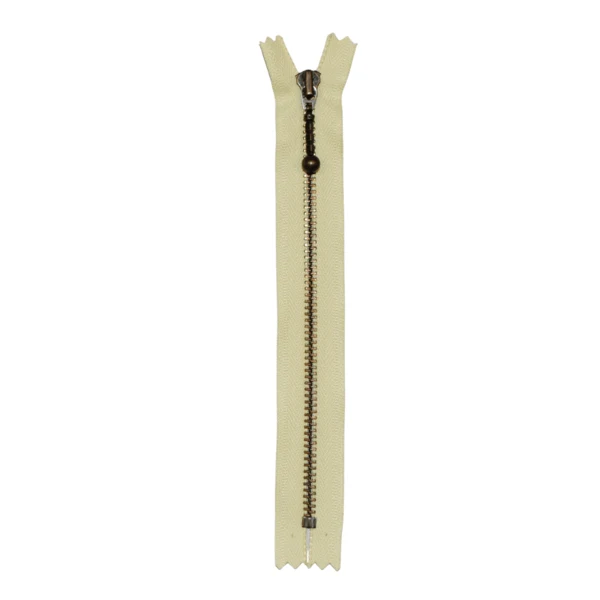 YKK Fermeture Éclair Laiton Antique 4 mm 17 cm 345 Jaune doux