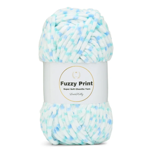 LindeHobby Fuzzy Chenille 05 Écume de mer