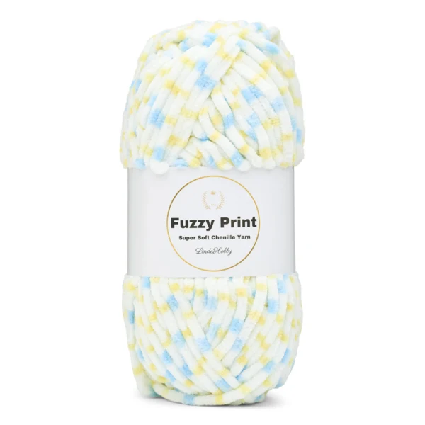 LindeHobby Fuzzy Chenille Print 01 Brise d’été
