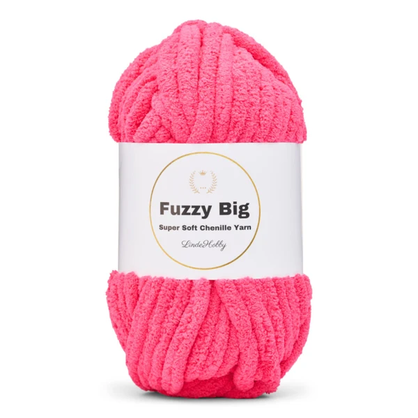 LindeHobby Fuzzy Chenille BIG 21 Rose sucre foncé