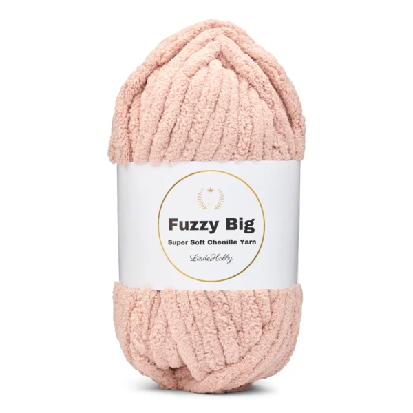 LindeHobby Fuzzy Chenille BIG 24 Beige rosé