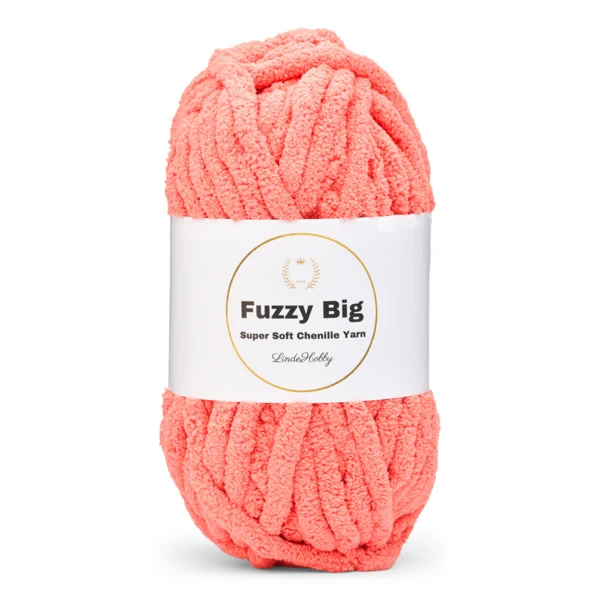 LindeHobby Fuzzy Chenille BIG 33 Saumon foncé