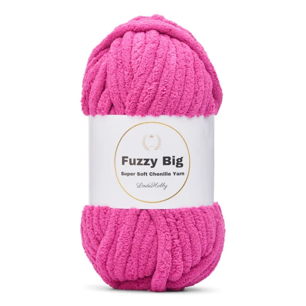 LindeHobby Fuzzy Chenille BIG 44 Fuchsia clair