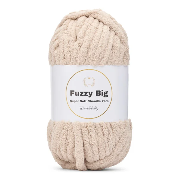LindeHobby Fuzzy Chenille BIG 43 Avoine