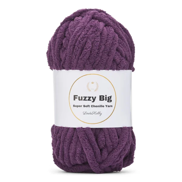 LindeHobby Fuzzy Chenille BIG 15 Prune