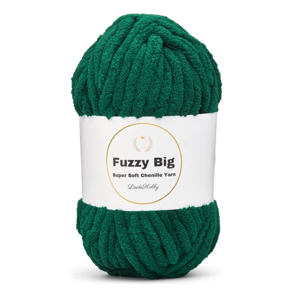 LindeHobby Fuzzy Chenille BIG 46 Vert canard
