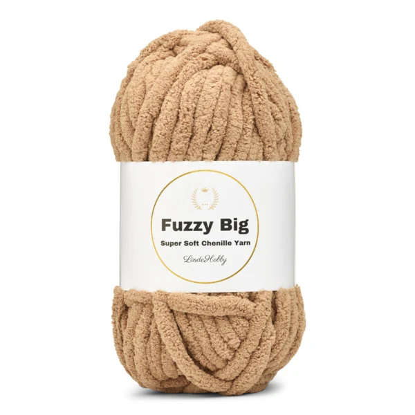 LindeHobby Fuzzy Chenille BIG 22 Nescafé