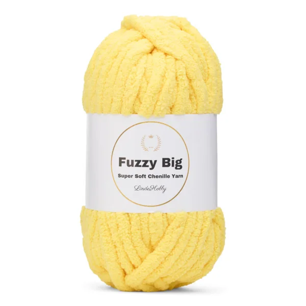 LindeHobby Fuzzy Chenille BIG 09 Jaune