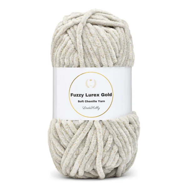LindeHobby Fuzzy Chenille Gold Lurex 42 Métal canon