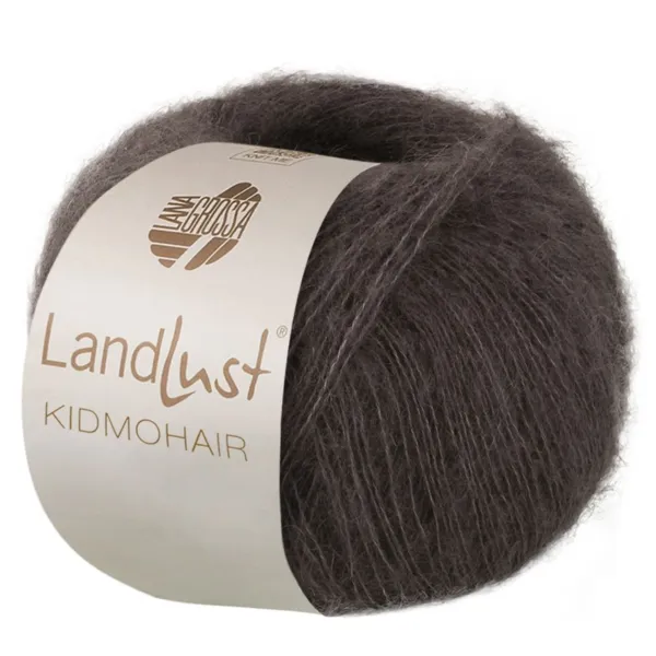 Lana Grossa Landlust Kidmohair 19 Brun gris
