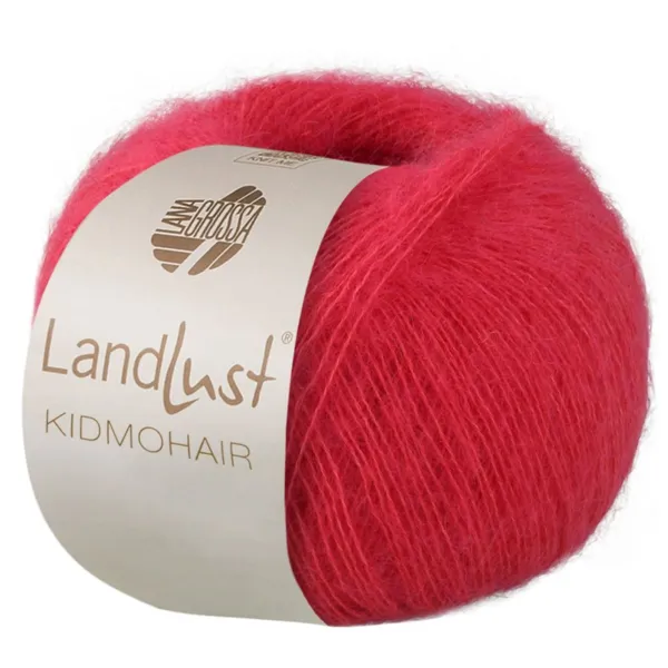 Lana Grossa Landlust Kidmohair 11 Rouge framboise