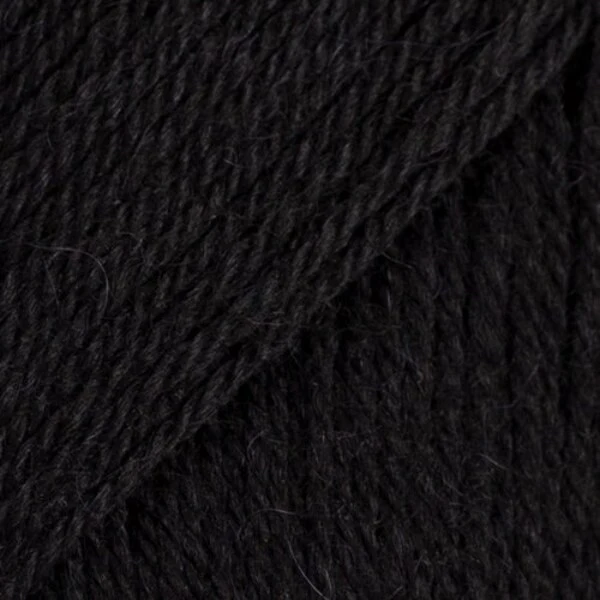 DROPS Flora 06 Noir (Uni Colour)