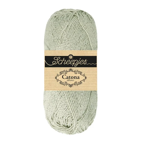 Scheepjes Catona Shine 172-S Light Silver - Silver