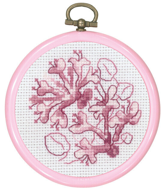 Kit de Broderie Chèvrefeuille Rose 8 Ø