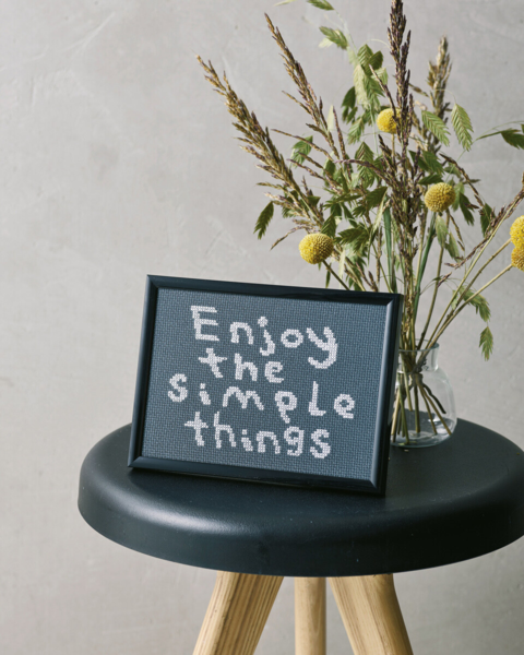 Kit de Broderie Enjoy 18 x 13 cm