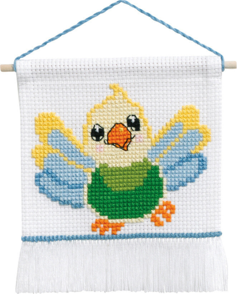 Kit de broderie MFK Birdie M 5119/18 16 x 18 cm