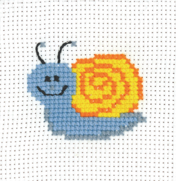 Borduurpakket MFK Slak 8 x 8 cm