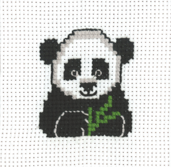 Borduurpakket MFK Panda 8 x 8 cm