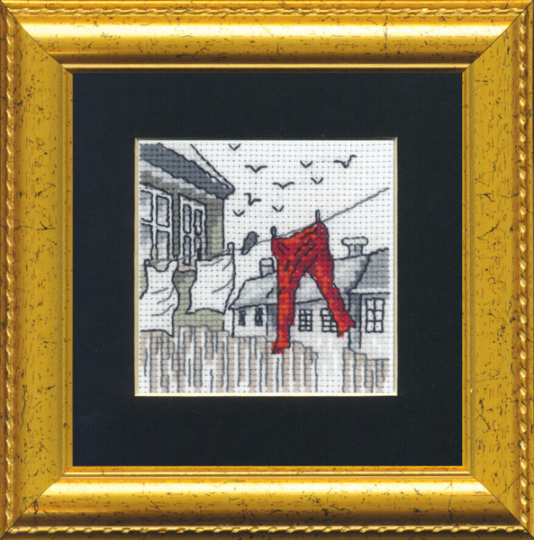 Kit de Broderie Linge R5412/82PP 11 x 11 cm