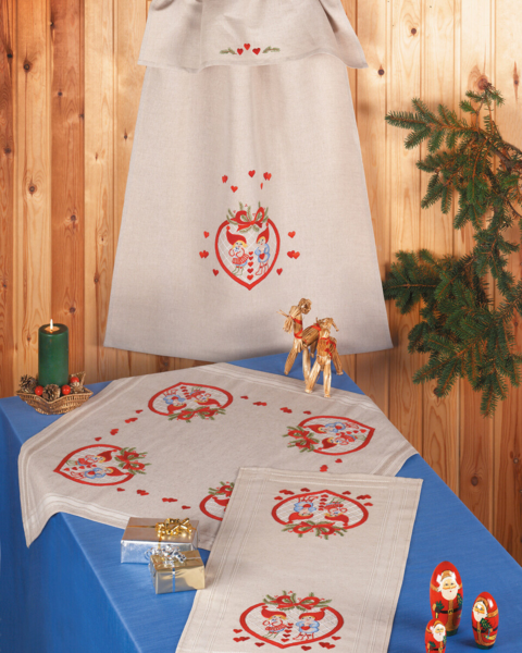 Borduurselkit Kabouter in hart