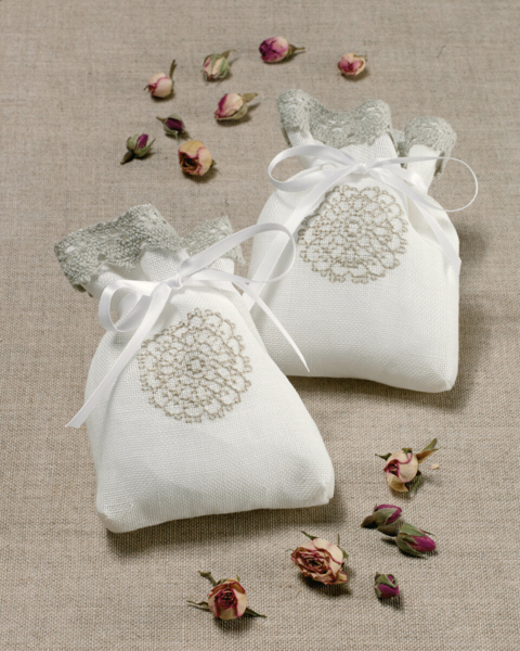 Borduurkit Geurzakjes Cirkel 2 st 12 x 15 cm