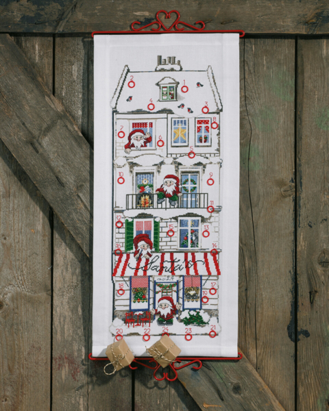 Borduurpakket Het huis van de Kerstman B5125/32 32x70 cm