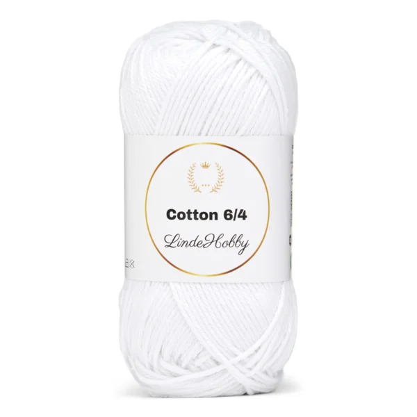 LindeHobby Cotton 6/4 019 Bianco
