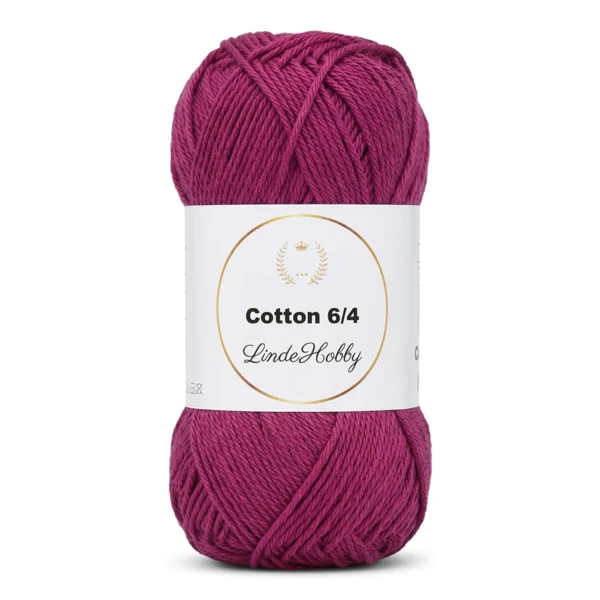 LindeHobby Cotton 6/4 073 Porpora