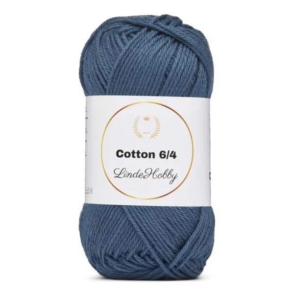 LindeHobby Cotton 6/4 008 Blu Bimbo