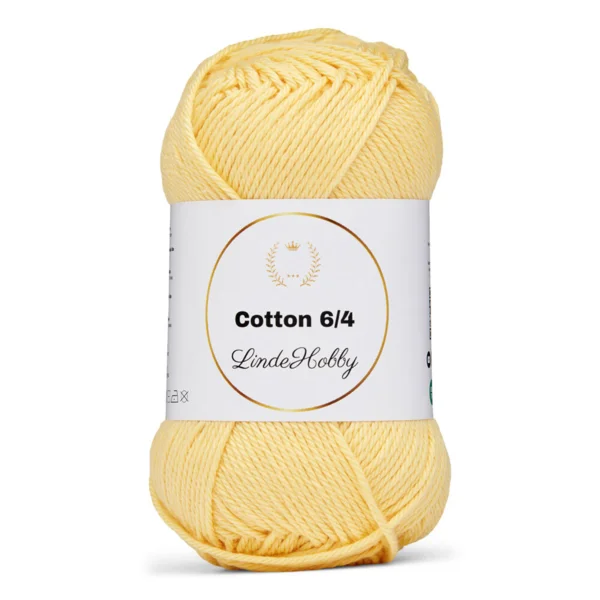 LindeHobby Cotton 6/4 037 Canarino