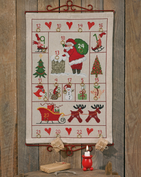 Borduurpakket Kalender Modern 40 x 57 5135/40