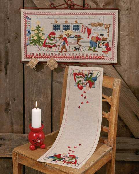 Borduurpakket Kabouterkeuken B5135/55 55 x 30 cm