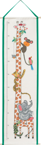 Borduurpakket Giraffe meetlint 5129/30 28 x 99 cm