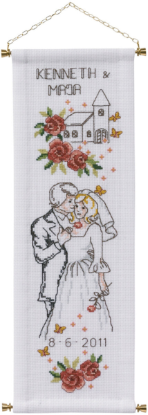Kit de Broderie Mariage 14 x 41 cm B/5205/14
