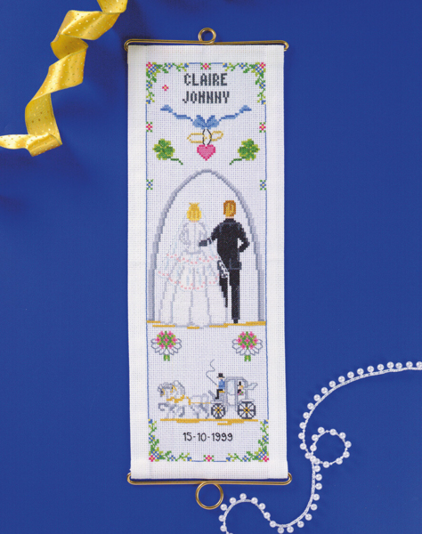 Borduurpakket Bruiloft 14 x 39 m/5188/14