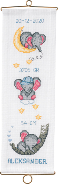 Borduurselkit Doop Aleksander m/5188/14 14 x 44