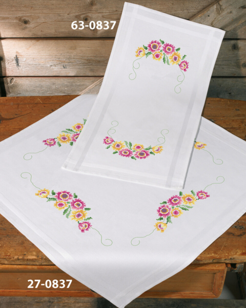 Borduurpakket Afrikaanse Margriet 40 x 80 cm