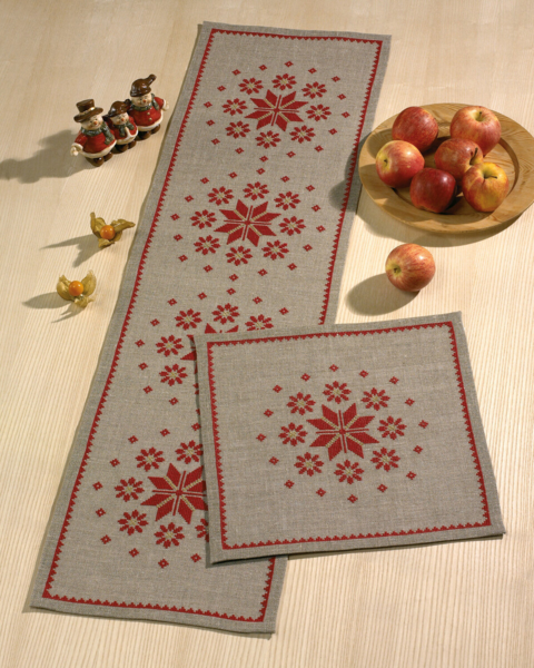 Kit de Broderie Chemin de Table