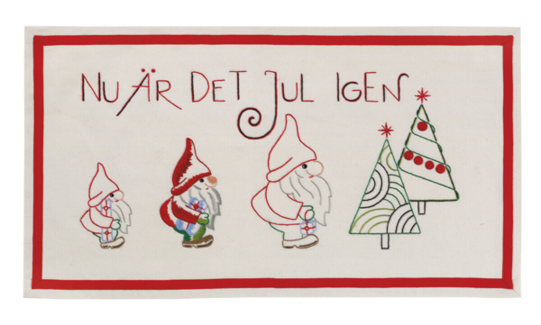 Borduurpakket Nu is het weer kerst... 69 x 37 cm