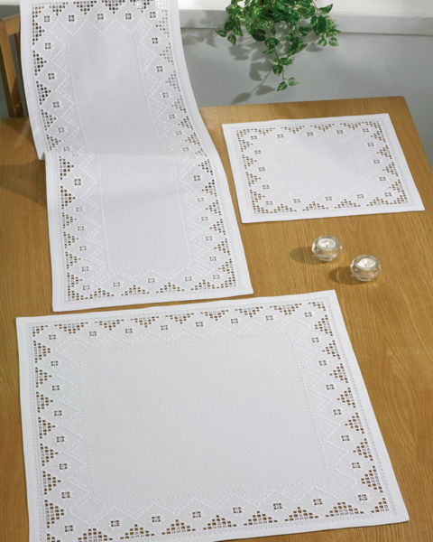 Kit de broderie Hardanger 41 x 108 cm