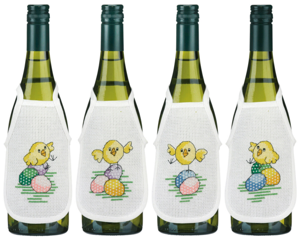 Borduurpakket Paaskuikens 10 x 15 cm