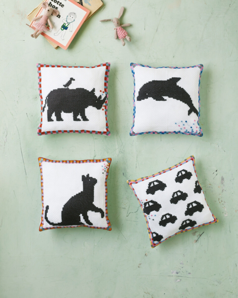 Borduurpakket Neushoorn 27 x 27 cm