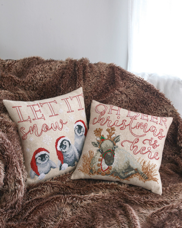 Kit de broderie OH DEER 40 x 40 cm