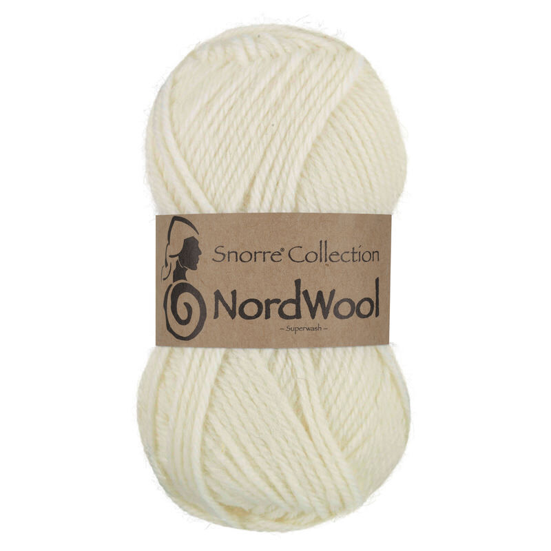 Viking Snorre NordWool 100 Blanc blanchi