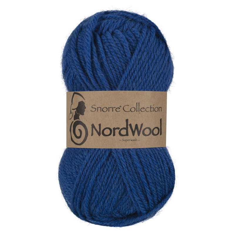 Viking Snorre NordWool 125 Bleu cobalt